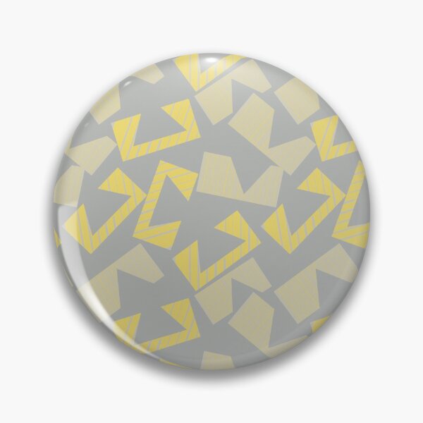 Item preview, Abstract Geometric Pattern in Pantone Grey and Yellow designed and sold by YourSpace8.