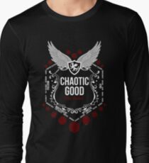 Camiseta de manga larga Chaotic Good - Black: Alignment Series