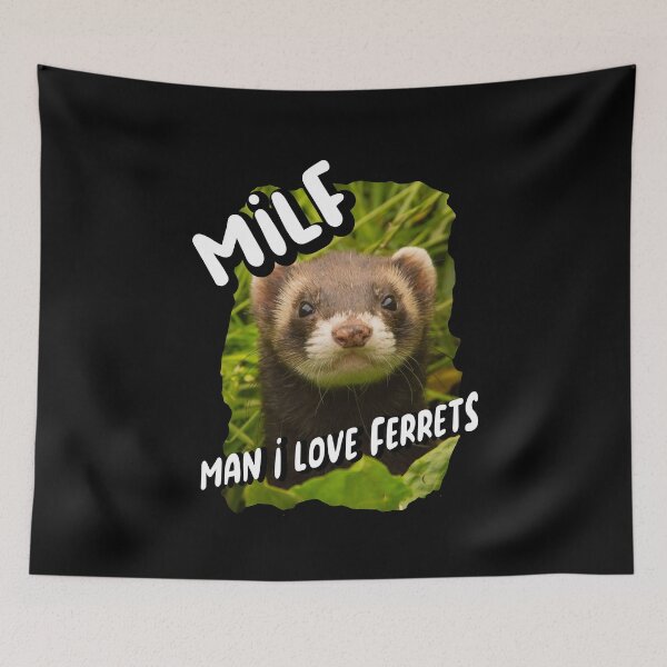 Item preview, MAN I LOVE FERRETS designed and sold by printhappy4you.