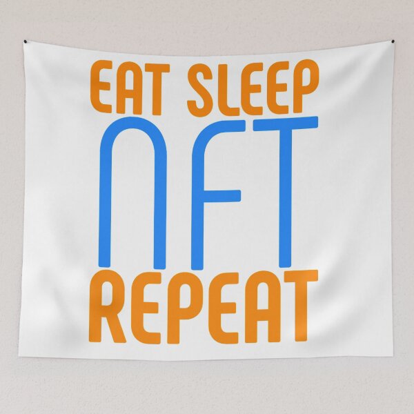 Item preview, Eat Sleep Nft Repeat designed and sold by diva-design.