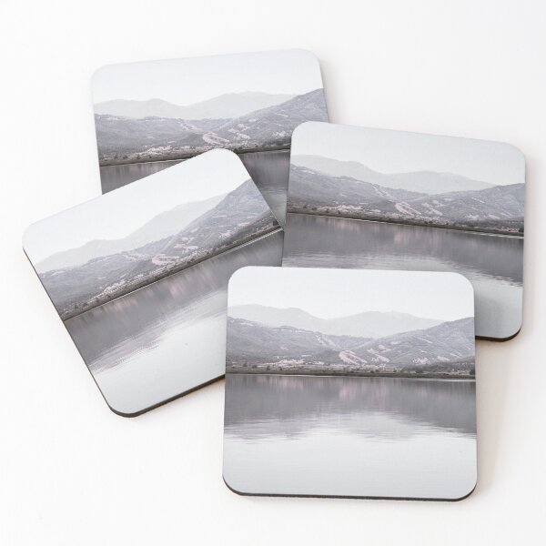 Item preview, Wonderful symmetrical lake reflections minimal winter landscape designed and sold by by-jwp.