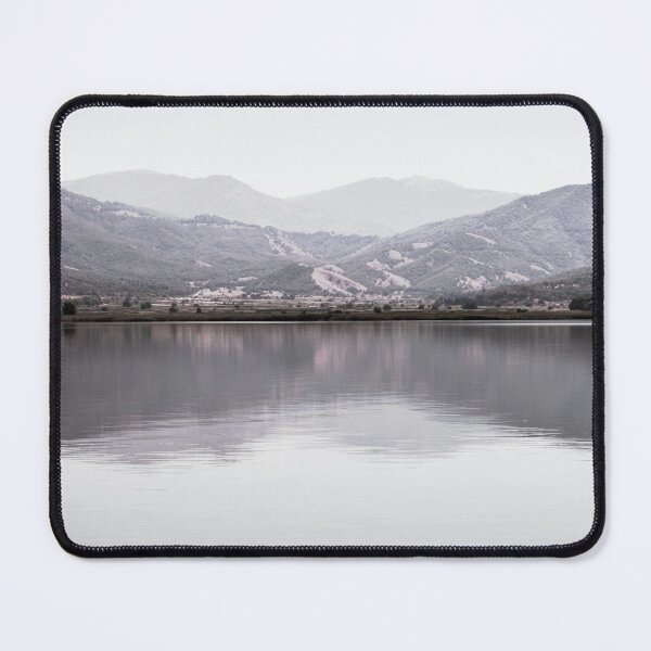 Item preview, Wonderful symmetrical lake reflections minimal winter landscape designed and sold by by-jwp.