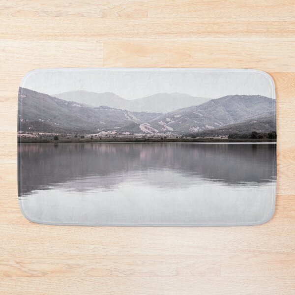 Item preview, Wonderful symmetrical lake reflections minimal winter landscape designed and sold by by-jwp.