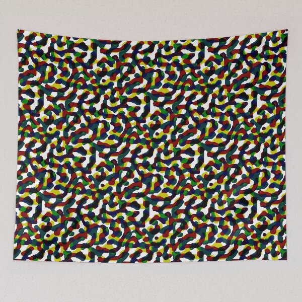 Item preview, Dark Rainbow Reaction Diffusion Camo Pattern designed and sold by American-Ancap.