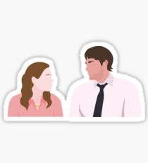 Jim and Pam Sticker
