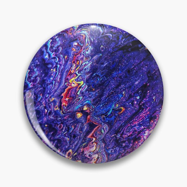 Item preview, Photo Of Multicolored Illustration, Purple Abstract Art, Colorful mix of neon paints swirling on the black surface, Pink and Blue Abstract Painting designed and sold by Abderrahim Bguiguir.