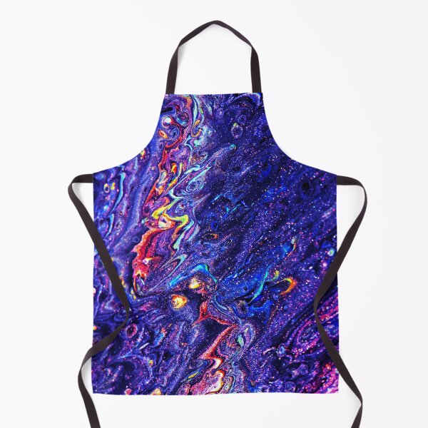 Item preview, Photo Of Multicolored Illustration, Purple Abstract Art, Colorful mix of neon paints swirling on the black surface, Pink and Blue Abstract Painting designed and sold by Abderrahim Bguiguir.