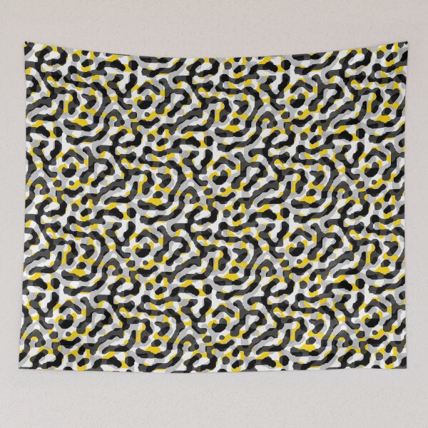 Item preview, Black, White, Grey and Gold Diffusion Camo Pattern designed and sold by American-Ancap.