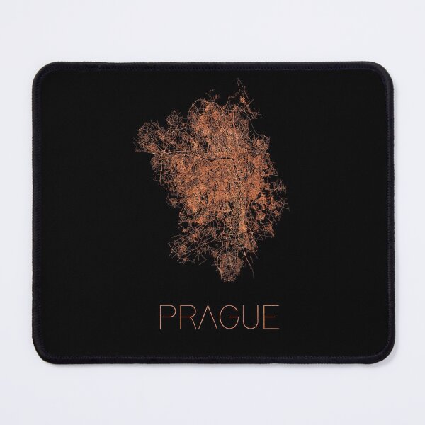 Item preview, Flat map of the city of Prague designed and sold by paulrommer.