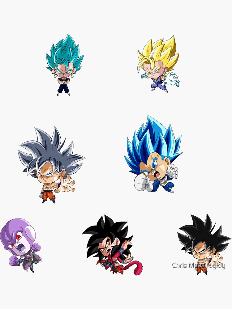 Goku Kaioken Sticker for Sale by fitainment