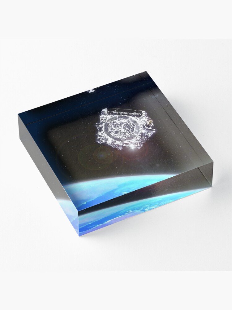 Alternate view of James Webb Space Telescope Last Picture Acrylic Block