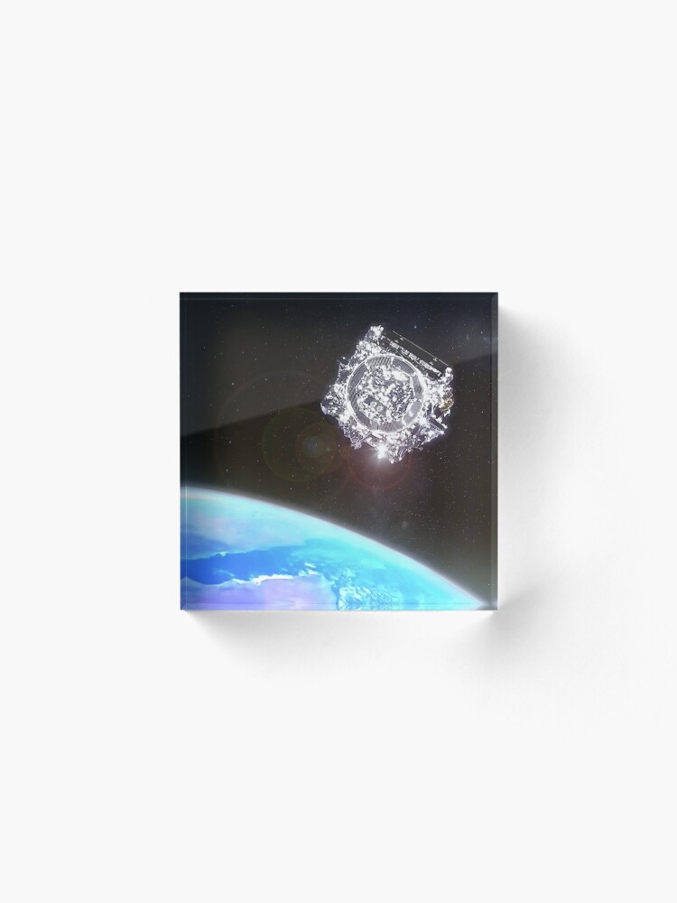 Alternate view of James Webb Space Telescope Last Picture Acrylic Block