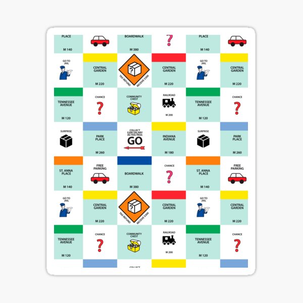 Item preview, Monopoly cardboard tabletop game family evening designed and sold by Milatoo.