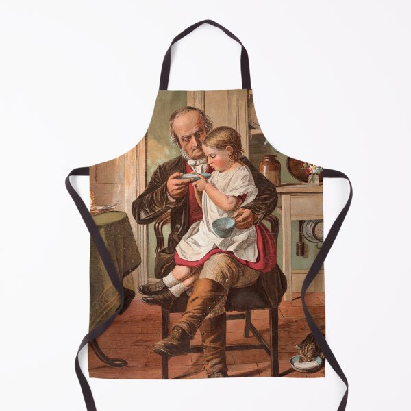 Item preview, Tea is too hot, Girl with grandfather designed and sold by Lady-Frost.