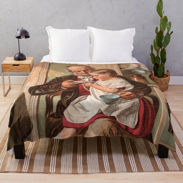 Item preview, Tea is too hot, Girl with grandfather designed and sold by Lady-Frost.