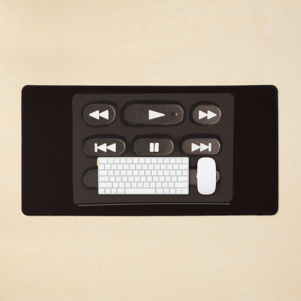 Remote control buttons press play, rewind, fast forward, record, pause or  mute | Greeting Card