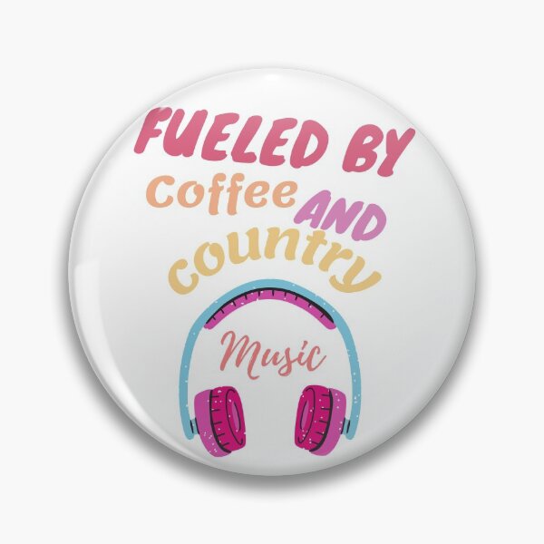 Item preview, fueled by coffee and country music designed and sold by LUX2Boutique ★★★★★.
