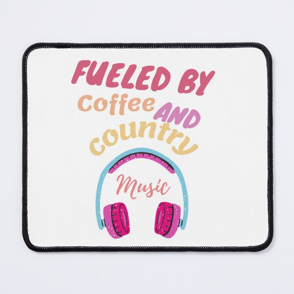 Item preview, fueled by coffee and country music designed and sold by LUX2Boutique ★★★★★.