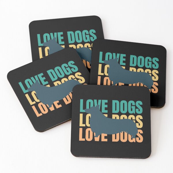 Item preview, Love Dogs Retro Pembroke Welsh Corgi Owner Lover Gift designed and sold by mayamay0.