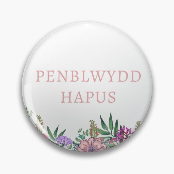 Item preview, Penblwydd Hapus Floral Edge Happy Birthday Welsh Design designed and sold by OByD.
