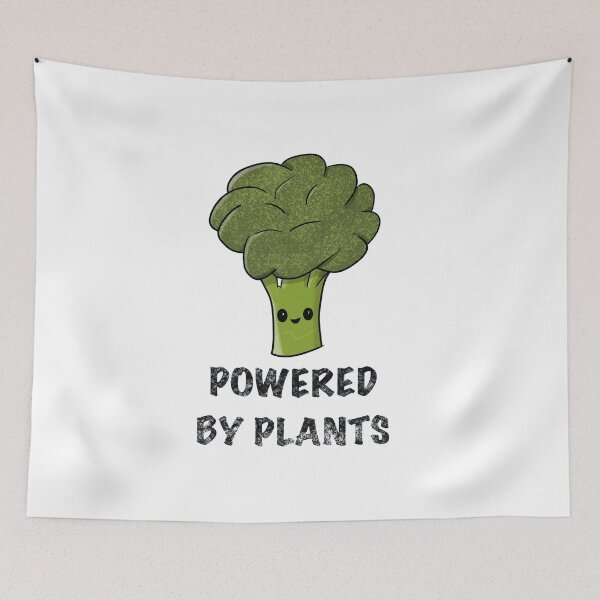 Item preview, Broccoli powered by plants  designed and sold by RickHoggArt.