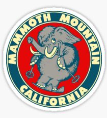 Mammoth Mountain California Skiing Vintage Travel Decal Sticker