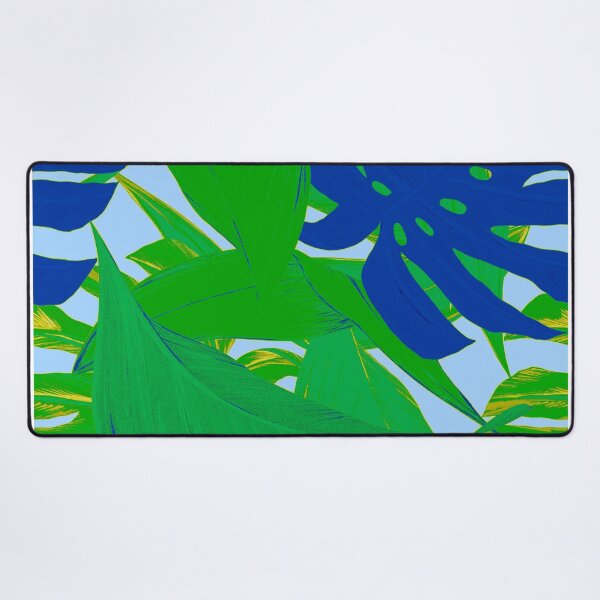 Item preview, Tropical Jungle Leaves - Greens and Blues designed and sold by AlteredAtelier.