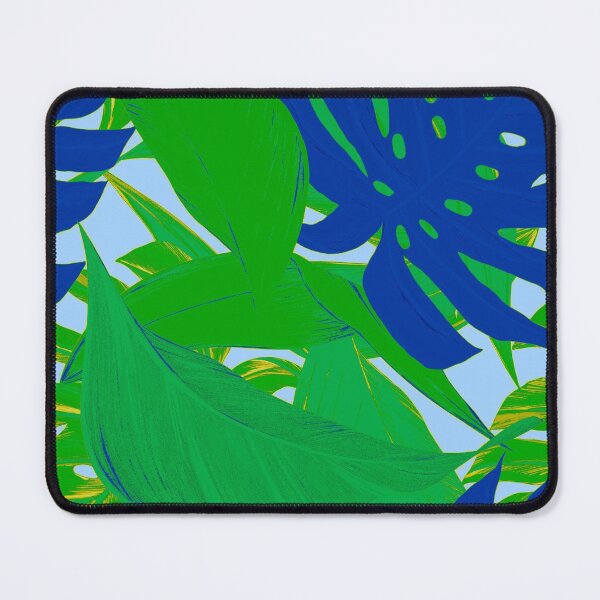 Item preview, Tropical Jungle Leaves - Greens and Blues designed and sold by AlteredAtelier.