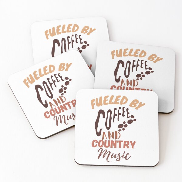 Item preview, Fueled By coffee and country music designed and sold by LUX2Boutique ★★★★★.