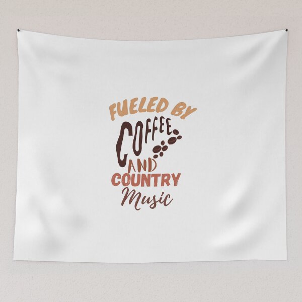 Item preview, Fueled By coffee and country music designed and sold by LUX2Boutique ★★★★★.