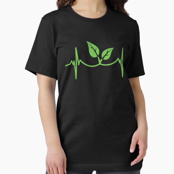 Item preview, Heartbeat Plant Heartbeat, Pulse Green, Vegan, Frequency Wave Planet  designed and sold by larfly.