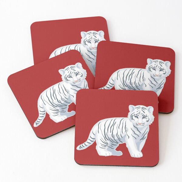Item preview, White Baby Tiger, Chinese White Baby Tiger designed and sold by WanderTravels.