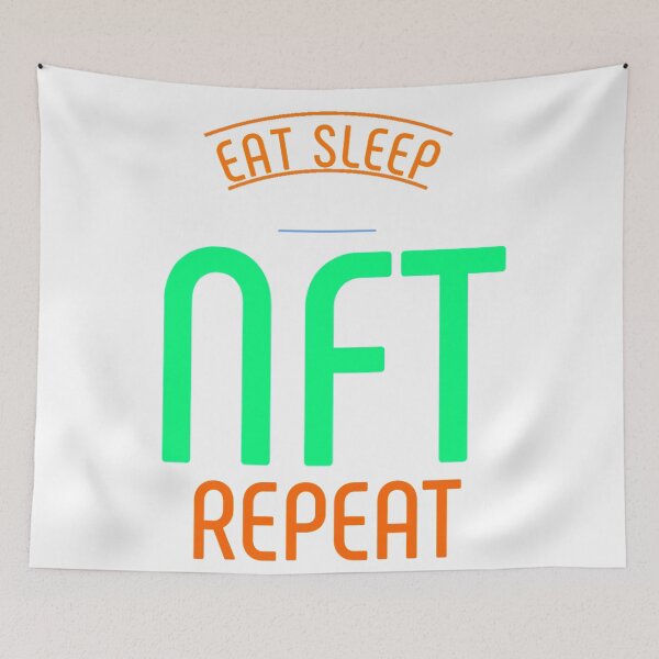 Item preview, Eat Sleep Nft Repeat designed and sold by diva-design.