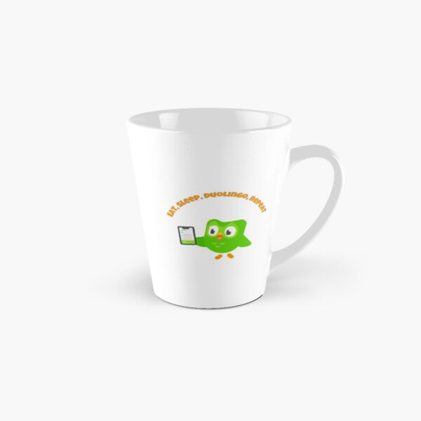 Eat, sleep, duolingo, repeat Tall Mug
