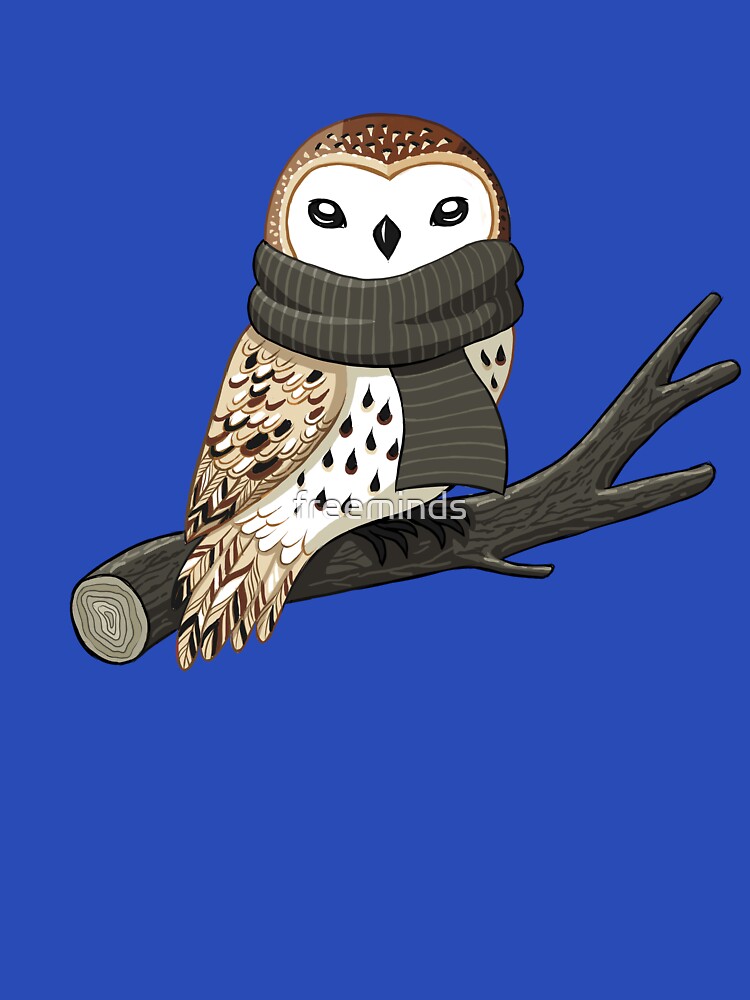 Thumbnail 7 of 7, Essential T-Shirt, Winter Owl designed and sold by freeminds.