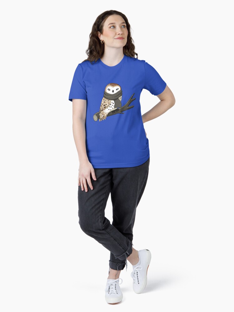 Thumbnail 4 of 7, Essential T-Shirt, Winter Owl designed and sold by freeminds.