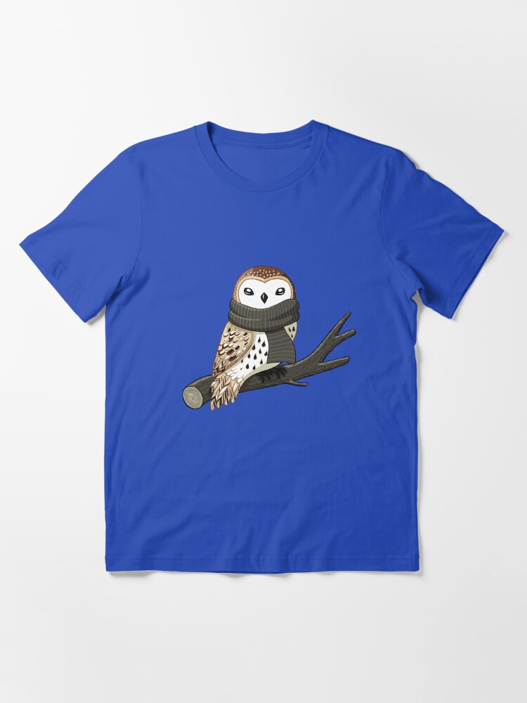 Thumbnail 3 of 7, Essential T-Shirt, Winter Owl designed and sold by freeminds.