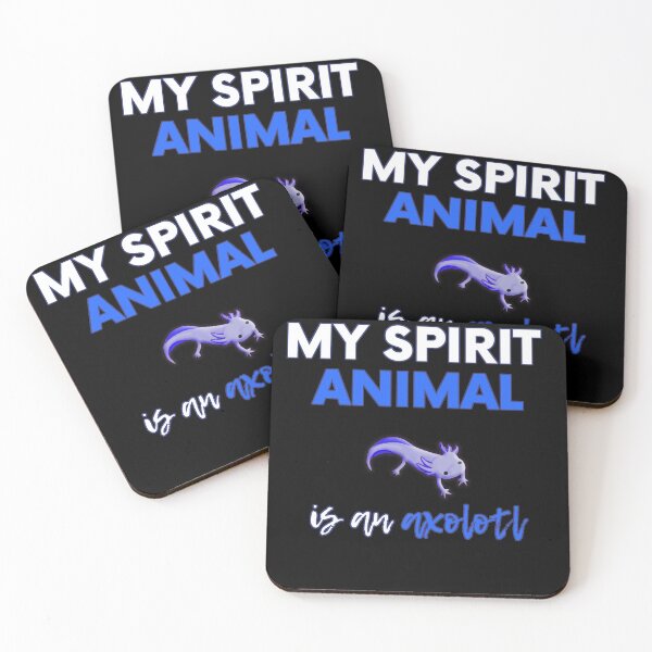 Item preview, My spirit animal is an axolotl blue designed and sold by AmonRa16.