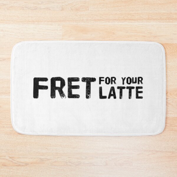 Item preview, Fret for your Latte (Black) designed and sold by UnicornPeeps.