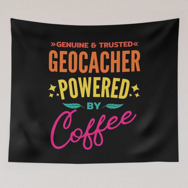 Item preview, Geocacher Powered By Coffee Vintage 90s Colors designed and sold by GeleerdJong.
