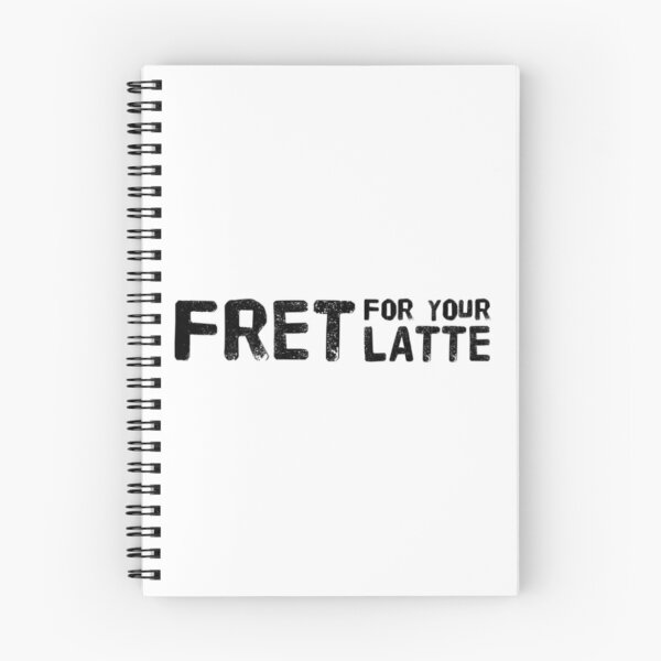 Item preview, Fret for your Latte (Black) designed and sold by UnicornPeeps.