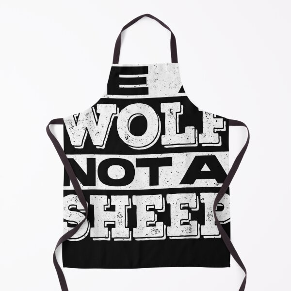Item preview, Be A Wolf Not A Sheep I Wolf Whisperer Or Lone Alpha Wolf T-Shirt.png designed and sold by teresabounds6.