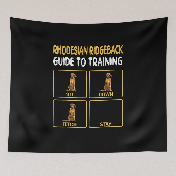Item preview, Funny Rhodesian Ridgeback Guide To Training Dog Lover T-Shirt designed and sold by shop   luisant.