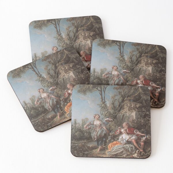 Item preview, François Boucher "Lovers in a Park" designed and sold by FineArtLover.