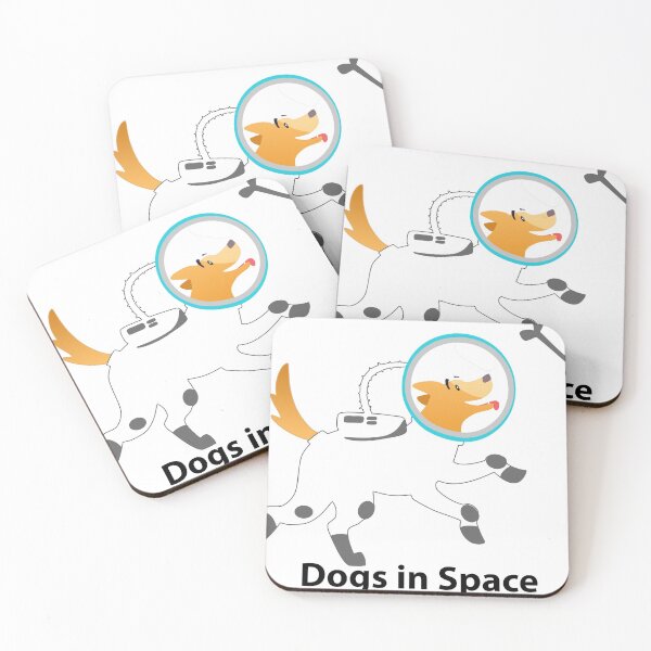 Item preview, Dogs in Space. designed and sold by ushanArt.