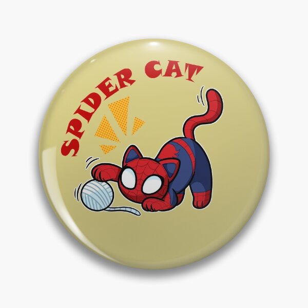 Item preview, spider cat playing with wool designed and sold by TiltGraphicss.