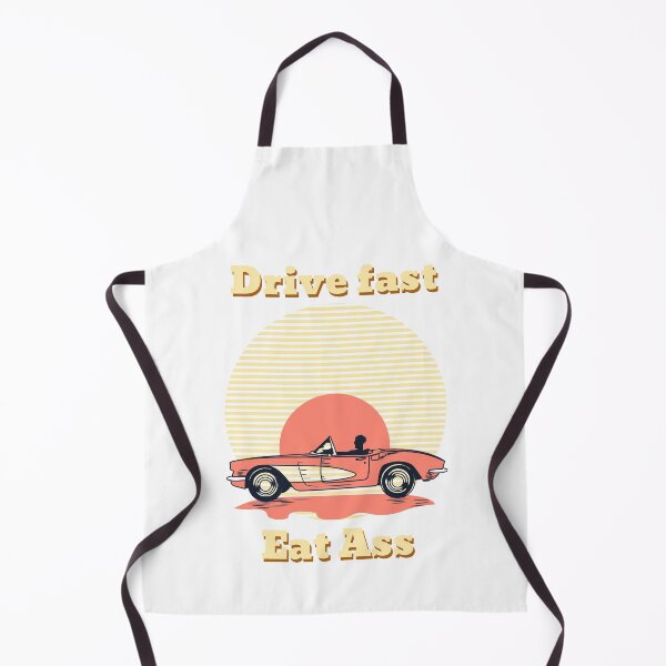 Item preview, Drive Fast Eat Ass | Vintage Car & Sunset designed and sold by Orlandloo.