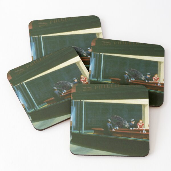 Item preview, Alien Xenomorph in Hopper Nighthawks designed and sold by LT Graphic Art.