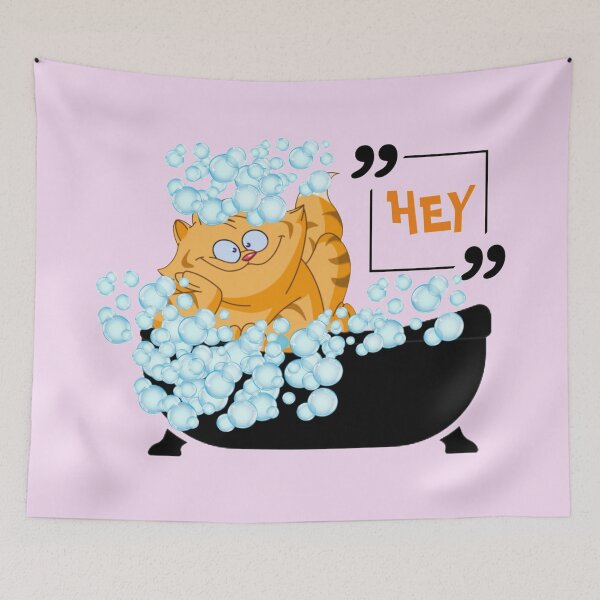 Item preview, Cat says Hey designed and sold by HandyDesign22.