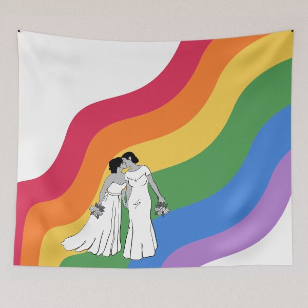 Item preview, Sapphic  Wedding Rainbow  designed and sold by JadeRiverImages.